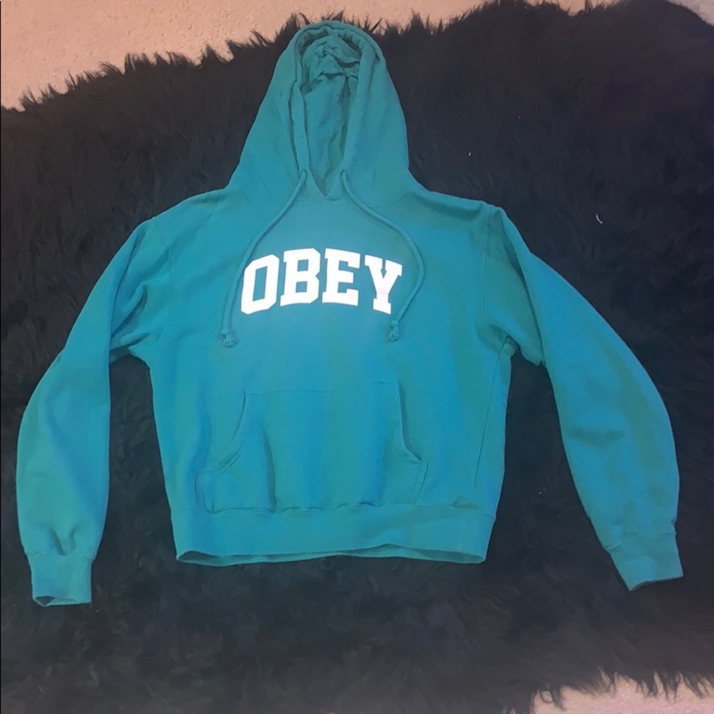 Turquoise Obey Sweatshirt